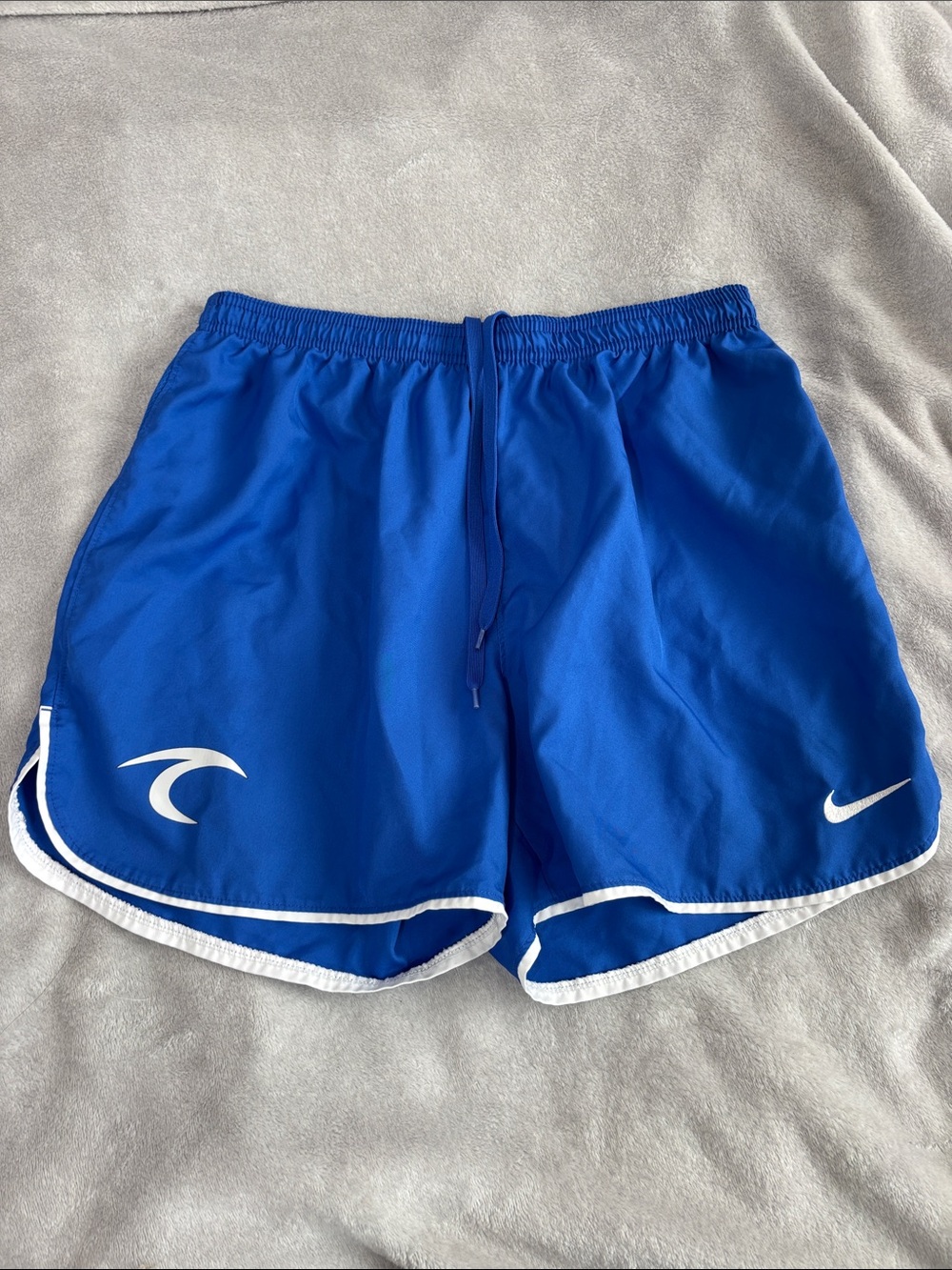 Nike Royal Blue Athletic Shorts with White Trim